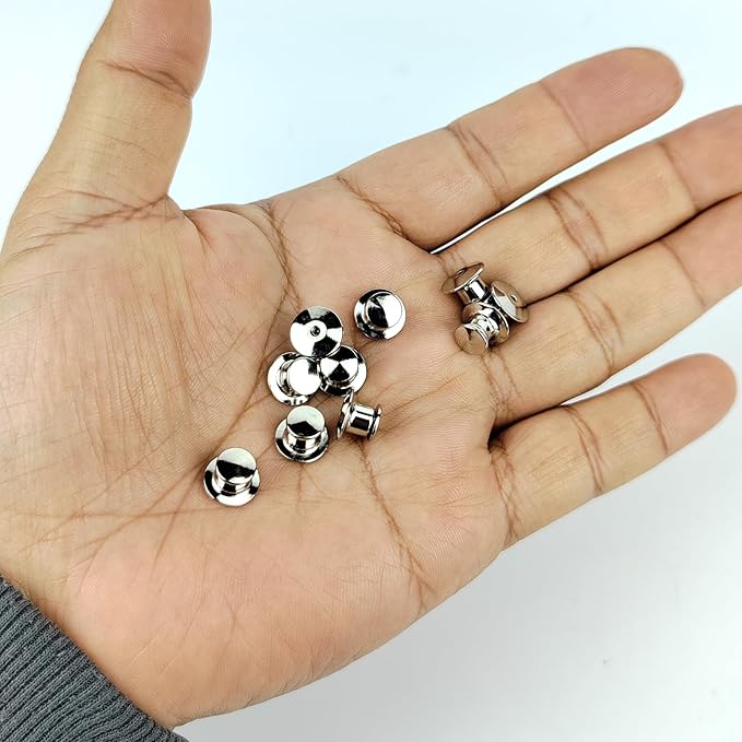 30 PCS Pin Backs, Pins for Backpacks, Pin Backs Locking, Pin Lock, Metal Pin - Image 3