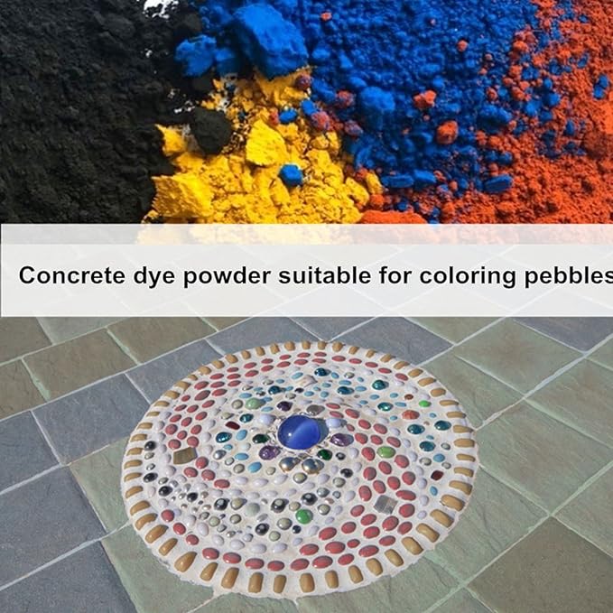 GOODTAKE Concrete Pigment, Dark Grey Iron Oxide Pigment Powder, Concrete Cement - Image 8