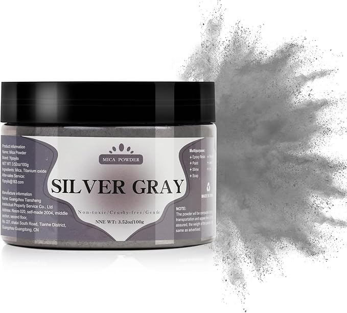 Mica Powder - 100g Mica Powder for Epoxy Resin - Metallic Color Pigment for by Yipoyilo