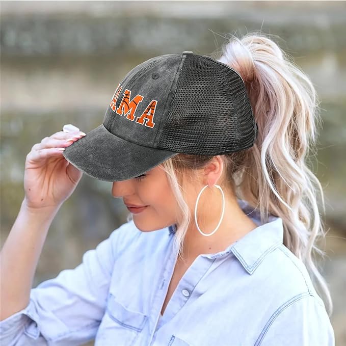 Mama Trucker Hat Mothers Day Birthday Gifts for Mother Mom Mama Embroidered Adjustable Washable Baseball Cap