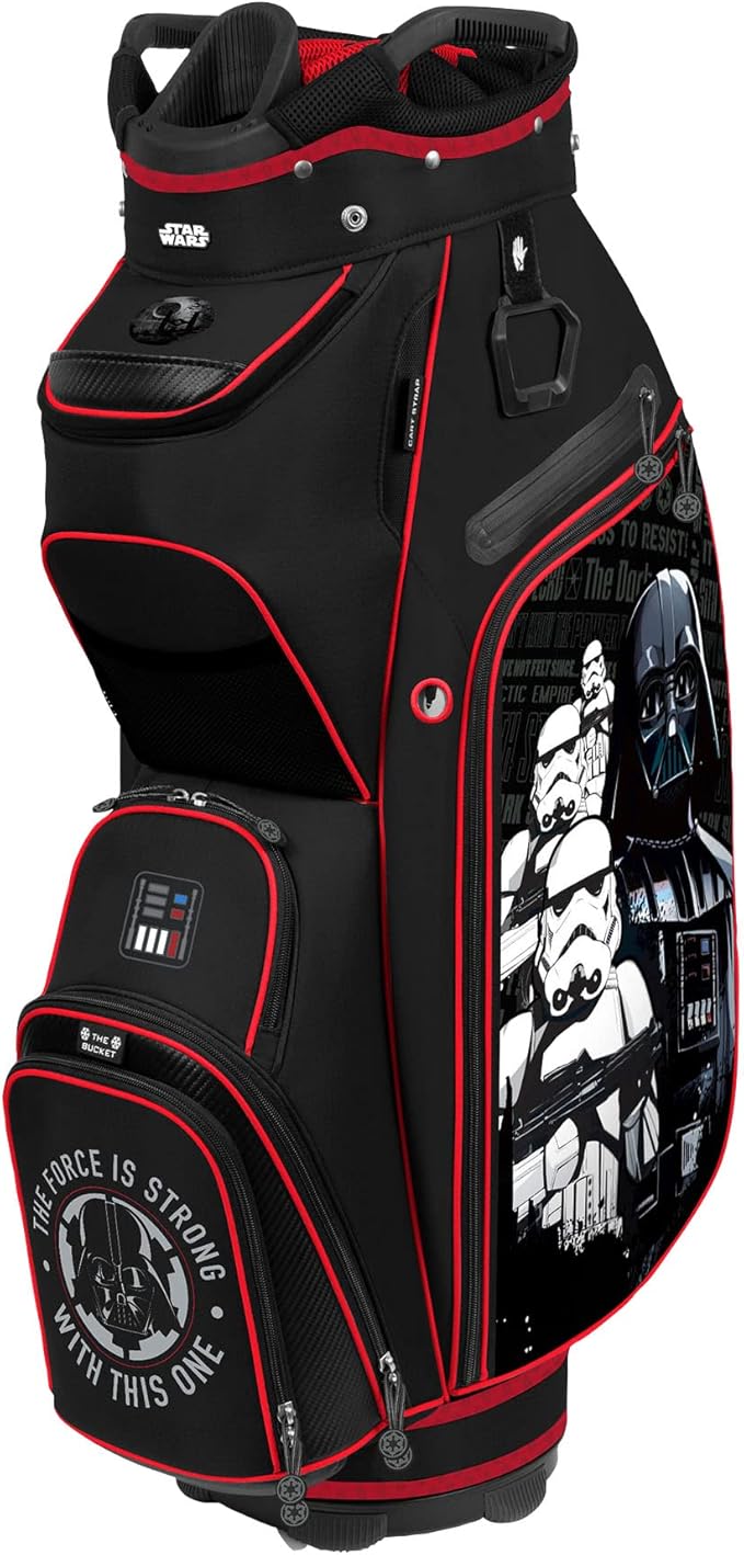 Team Effort Bucket III Cooler Cart Golf Bag Disney Studios