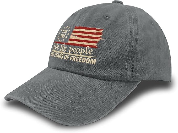 U.S. 250th Anniversary 250 Years Freedoms 1776-2026 Baseball Hats Funny