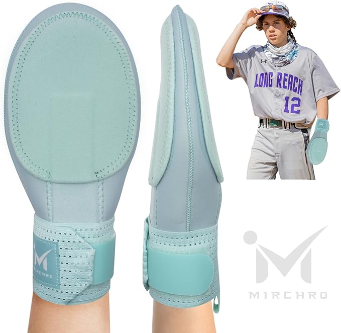 Baseball Sliding Mitt, Youth Ages 6-12 & Teens Adults 12+, Sliding Glove Hand Guard for Baserunning, Hard Shell Ambidextrous Left/Right, Baseball/Softball Compatible, Drip Style