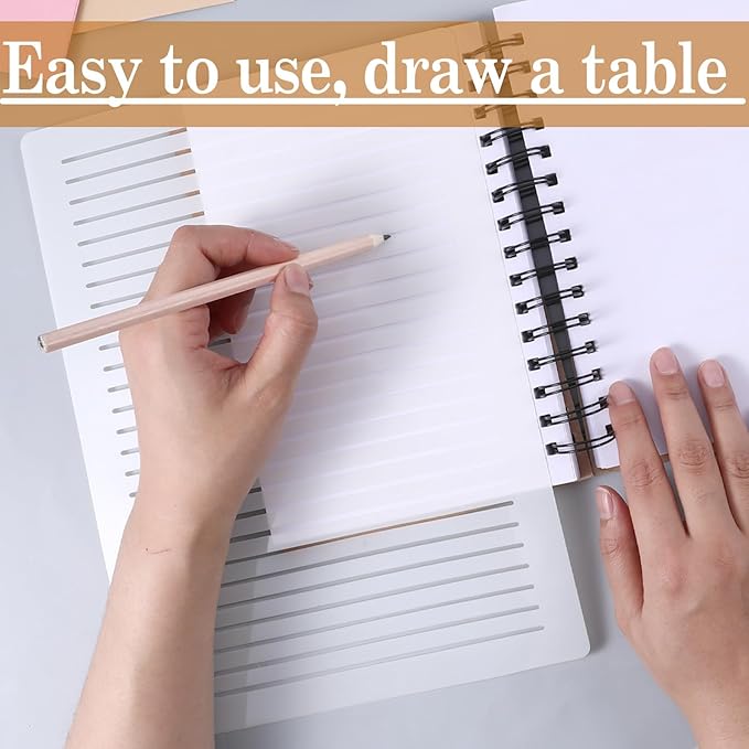 6pcs Straight Line Stencil, Stencils - Image 5