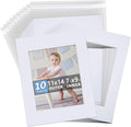 Somime 10 Pack White Photo Mats 11x14 by SOMIME