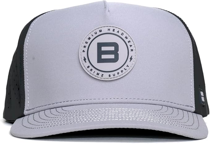 BRIMZ Outdoor Performance Hat - Water & Sweat Resistant Hats - Breathable & Moisture-Wicking Snapback