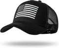 American Flag Trucker Hat - Snapback Hat, Baseball Cap for Men Women - Breathable Mesh Side, Adjustable Fit - for Casual Wear