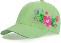 Biggun Trendy Embroidered Baseball Cap for Girls Women Men - Adjustable Soft Breathable Hats for Casual Wear
