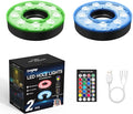 KINGTOP Rechargeable LED Golf Hole Light - Waterproof, Focused Illumination Lens, Remote-Controlled, Perfect for Backyard Night Golf Practice Putting Green Cup Lights, Camping, Outdoor Party