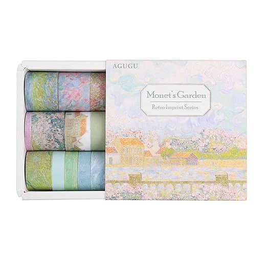 Dizdkizd Floral Green Washi Tape Set, 20 Rolls Cute Seasonal Masking Tape - Image 7
