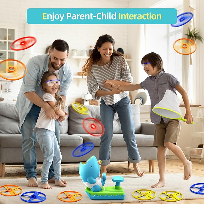 29 PCS Flying Disc Launcher Outdoor Indoor Game Toys Gifts - Image 5