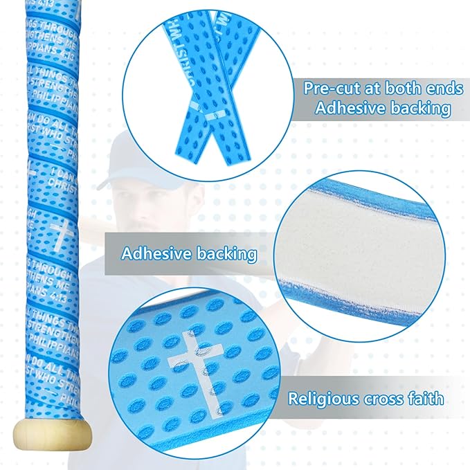 Eyourlife 2/4 Pack Baseball Bat Grip Bat Wraps for Baseball Lifestyle Softball Gifts Pro Feel Non-Slip Elite Batting Grip Tape for Bats Players