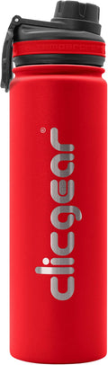 Clicgear Insulated Stainless Steel Golf Water Bottle – Fits Push Carts – 22 Ounce, Vacuum Sealed, Leak-Proof Sport Lid, 24hr Cold, BPA-Free