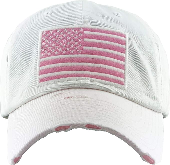 KBETHOS Flag USA America Military Thin Blue Line Thin Red Line Vintage Distressed Baseball Cap Dad Hat Unisex Adjustable…