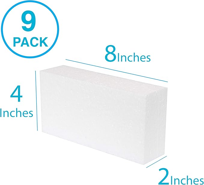 Silverlake 8x4x2 Craft Foam for Styrofoam Block Projects - Image 3