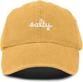 DALIX Salty Embroidered Cotton Beach Baseball Cap Adjustable Dad Hat Womens