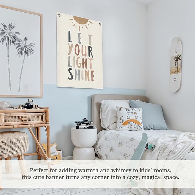 Inspirational Positive Affirmations Wall Decor, Let Your Light Shine - Image 4