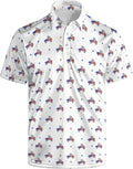 Mens Golf Shirts Golf Polo Shirts for Men Short Sleeve Polo Shirts Golf Gifts