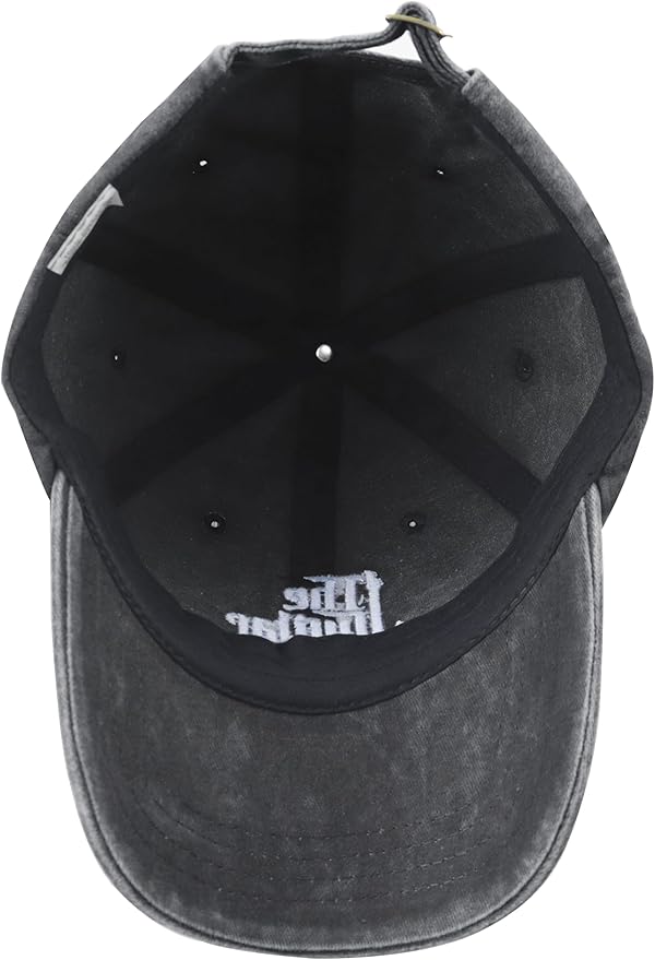 The Guitar Father Hat for Men, Vintage Cotton Embroidered Guitar Decor Dad Baseball Cap