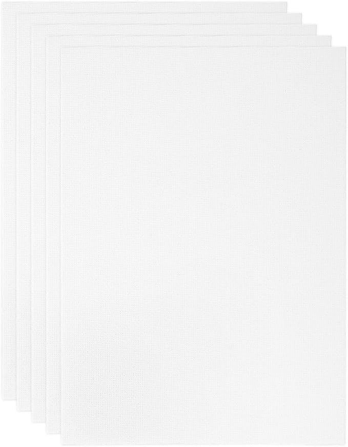 PATIKIL 5x7 Canvas Boards for Painting, 6 Pack 100% Cotton Square Triple Primed by PATIKIL