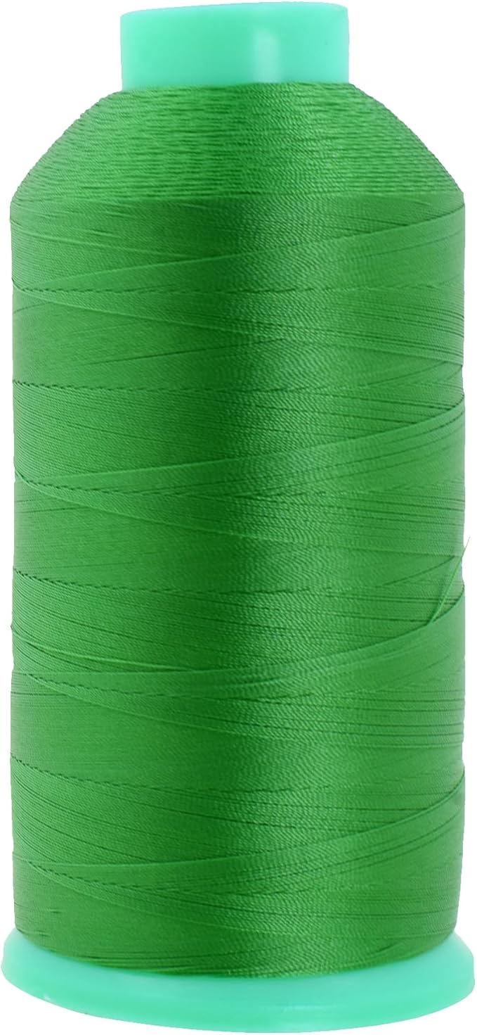 Mandala Crafts Bonded Nylon Thread Green Heavy Duty Sewing Threads by MandalaCrafts