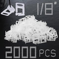 Tile Leveling System Clips 1/8" 2000 Piece 3.0mm Tile Leveler Clips DIY Tile by H-Fire+Mid