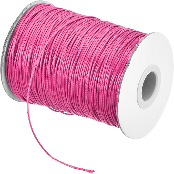 MECCANIXITY Waxed Cord 1mm Waxed Polyester Cord 175 Yard Wax String by MECCANIXITY