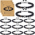 12 Set Sport Adjustable Beaded Bracelets Gifts Football Softball Soccer Volleyball Golf Basketball Hockey Bracelets for Women Men Adjustable Beaded Accessories