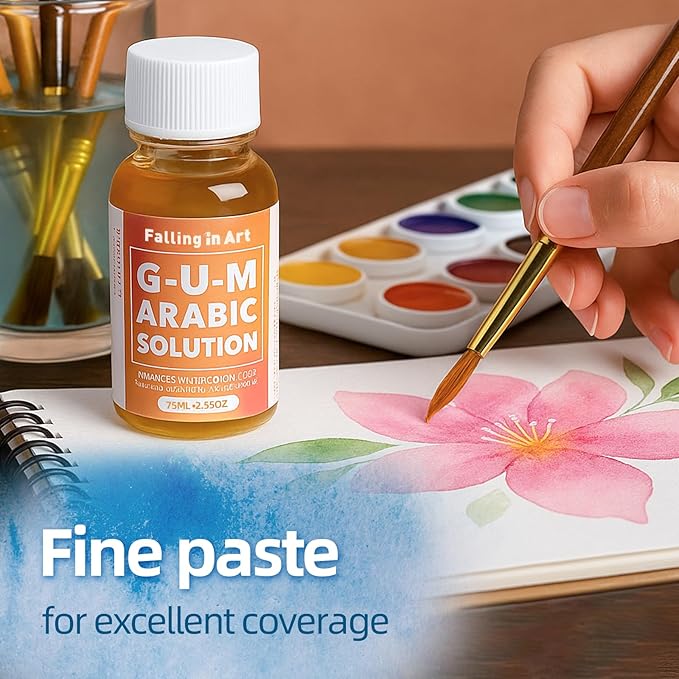Falling in Art Gum Arabic Solution, Gum Arabic Liquid - Image 2