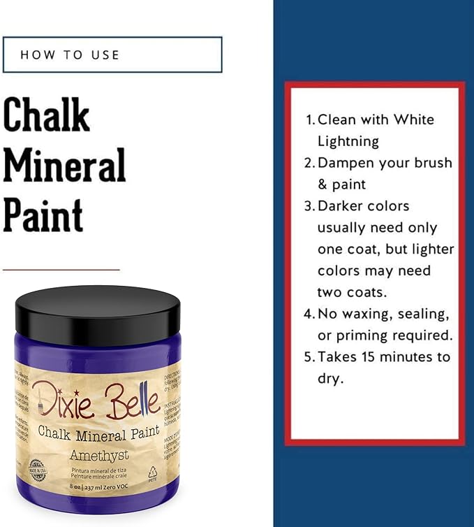 Dixie Belle Paint Company Chalk Finish Furniture Paint - Image 3