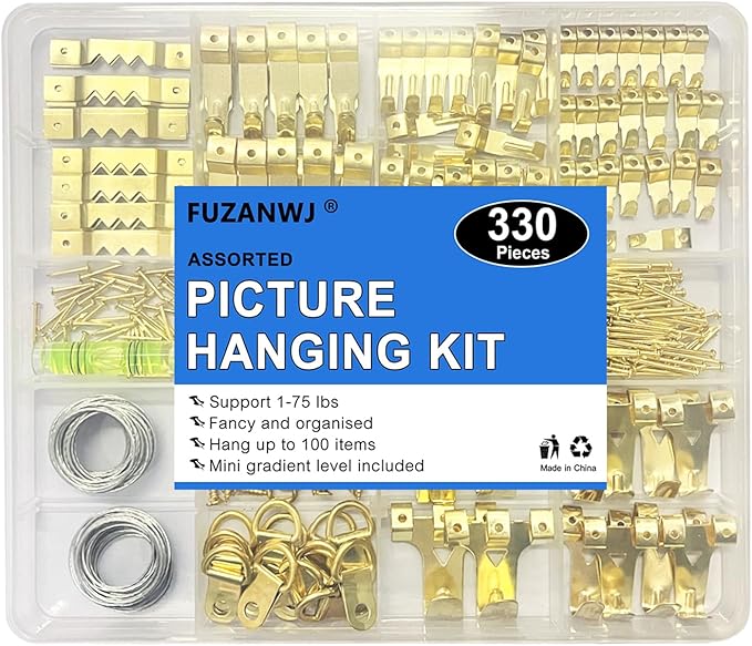 330pcs Picture Hangers Kit by FUZANWJ