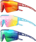 Kids Polarized Baseball Sunglasses - Youth Softball Cycling Sports Sunglasses for Boys Girls Ages 3-12 UV Protection