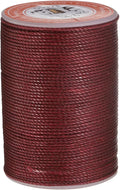 uxcell Round Leather Sewing Waxed Thread, 55m / 60 Yards Wax Polyester String by uxcell