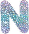StickerBeans® Rhinestone Alphabet Letter Sticker N by StickerBeans