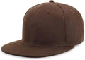 CHOK.LIDS Flat Bill Visor Classic Snapback Hat Blank Adjustable Brim High Top End Trendy Color Style Plain Tone Baseball Cap
