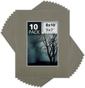 Mat Board Center, 8x10 for 5x7 Gray Color Mats by MatBoardCenter