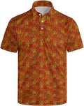 Mens Golf Shirts Golf Polo Shirts for Men Short Sleeve Polo Shirts Golf Gifts