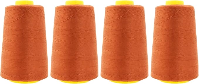 Mandala Crafts 4 Pack of Serger Threads Cones Spools by MandalaCrafts