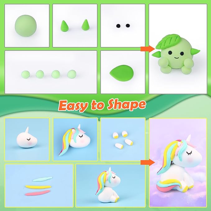 ESSENSON Air Dry Clay 120 Colors, Modeling Clay - Image 4