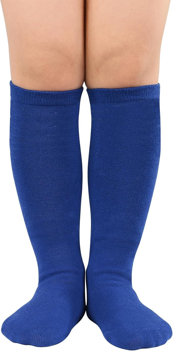 American Trends Kids Toddler Soccer Socks Youth Baseball Softball Football Socks Knee High Accessories for Girls