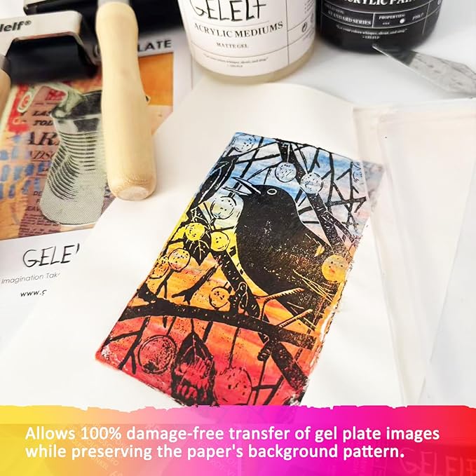 Acrylic Matt Medium, Transparent Acrylic Paint, Professional Matte Gel Medium - Image 4
