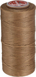 uxcell Flat Leather Sewing Waxed Thread, 140m / 153 Yards Polyester Wax String by uxcell