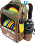 Disc Golf Bag, Durable Disc Golf Backpack Holds 22+ Discs, Large Capacity with Multiple Storage Pockets