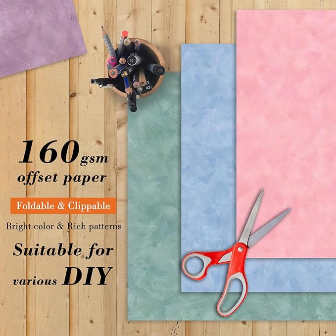 6 Inch Macaron Color Scrapbooking Paper Pad - Image 4