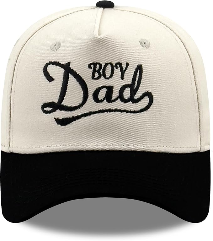 Embroidered Baseball Cap, Cotton Dad Hat, Fun & Heartfelt Stitching, Adjustable Casual Outdoor Hat for Men Women