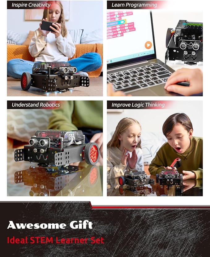 WhalesBot Rocky Smart Robot Car Coding & Remote Control Kit - Image 8