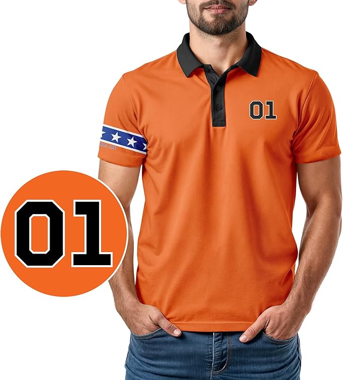 Funny Parody Golf Polo Shirt – Fun Movie Performance Quick Dry UPF Sun Protection Moisture Wicking Casual Wear Shocker Golf