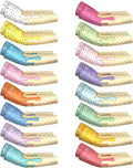 JaGely 16 Pairs Ice Cream Arm Sleeves for Kids UV Sun Protection Football Basketball Baseball Compression Long Sleeves Youth