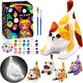 FUNZBO 4.3in Paint Your Own Cat Lamp Kit by FunzBo