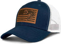 Fishing Hat Fishing Gifts for Men Bass Fish Flag Gear Accessories Stuff Trucker Hat Snapback Baseball Cap
